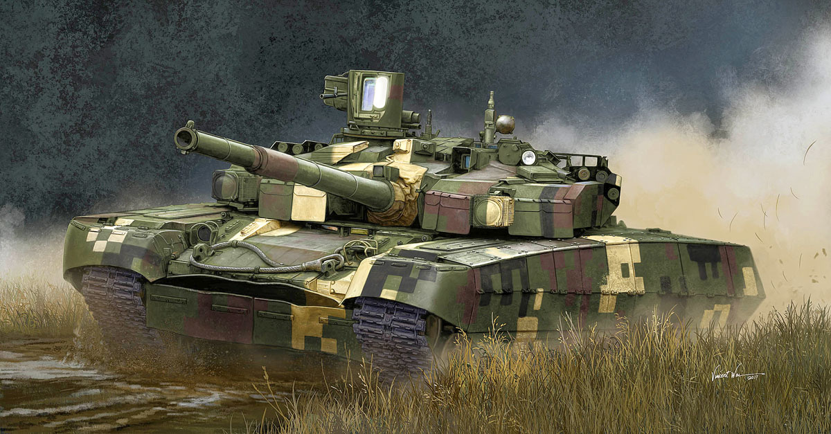 返品交換残1 1/35 トランペッター T-84BM オプロート ウクライナ陸軍 Oplot MBT 検 Trumpeter タミヤ 主力戦車（MBT）