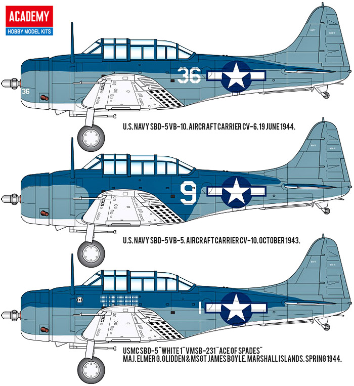 モデル > 航空機 > 12329 1/48 SBD-5 ドーントレス ”マリアナ冲海戦”