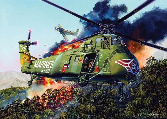 モノクローム 1/48 アメリカ海兵隊 UH-34D | 塗装済完成品