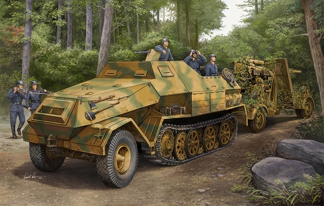 トランペッターモデル 1/35 ドイツ軍 Sdkfz.8/DB10 12t装甲兵員輸送車 | プラスチックモデルキット