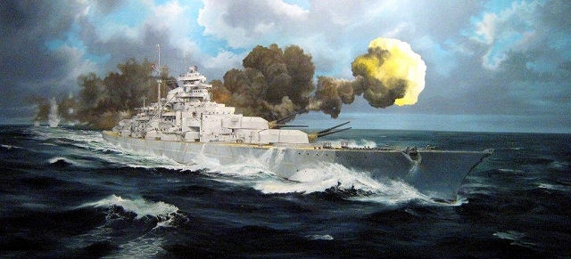 トランペッターモデル 1/200 ドイツ海軍 戦艦 ビスマルク 