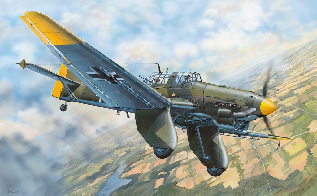 トランペッターモデル 1/32 ドイツ軍 ユンカース Ju-87Ａ シュトゥーカ 