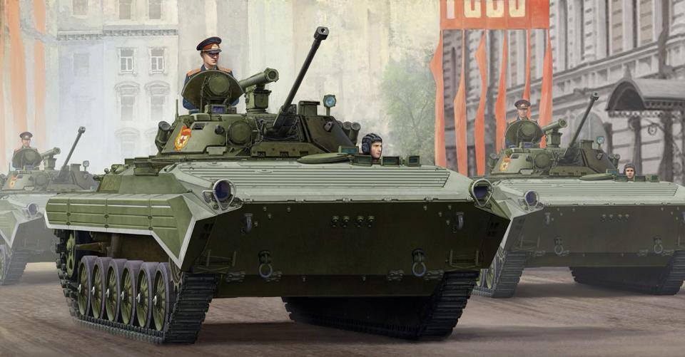 トランペッターモデル 1/35 ソビエト軍 BMP-2 歩兵戦闘車 