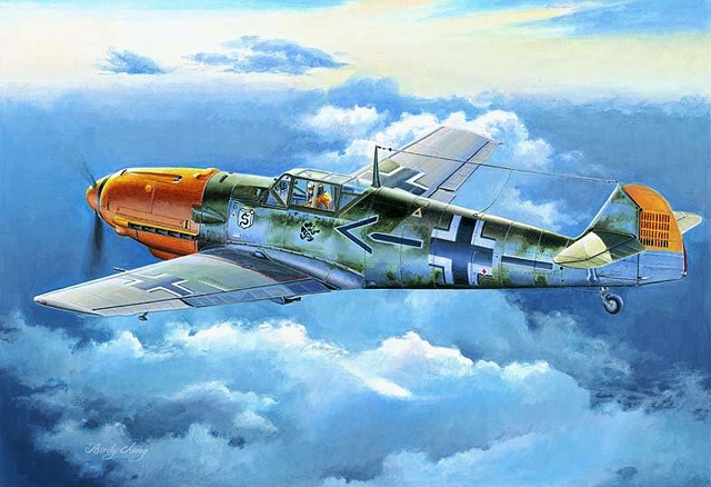 トランペッター 1/32 ドイツ軍 メッサーシュミット Bf109F-4/Trop プラモデル i8my1cf