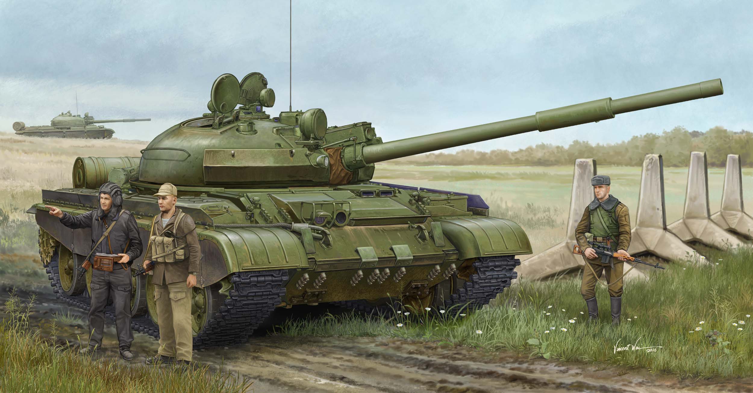 ブランド > トランペッター > 01553 1/35 ソビエト軍 T-62 BDD主力戦車