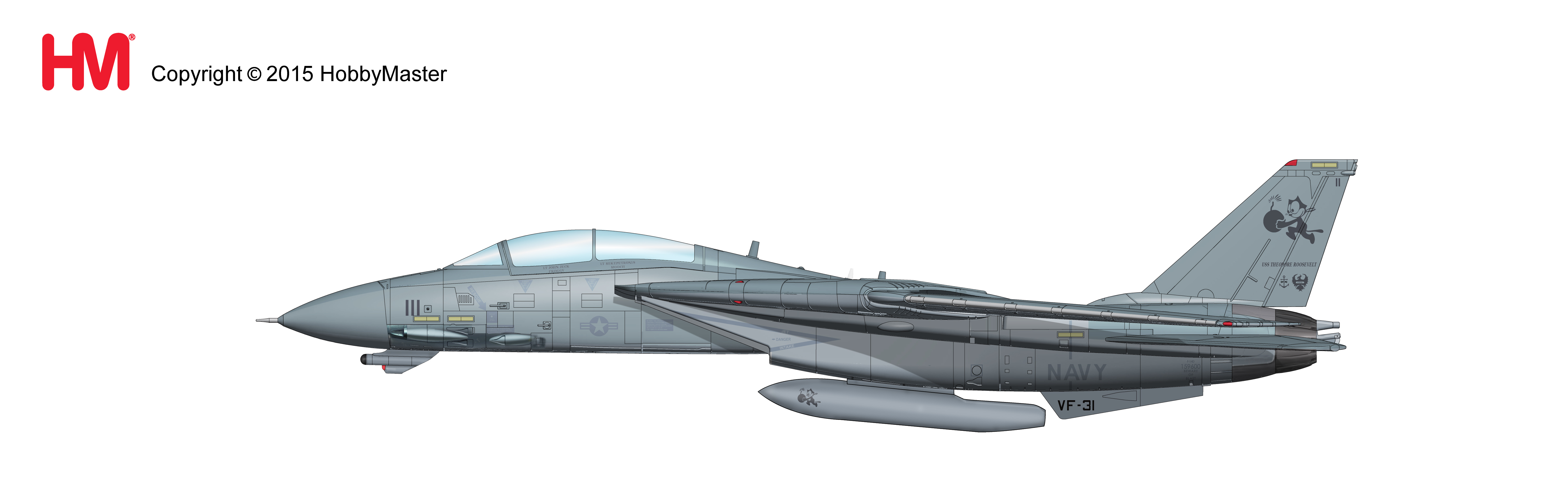 タイプ > 塗装済完成品 > HA5202 F-14D トムキャット 第31戦闘攻撃飛行