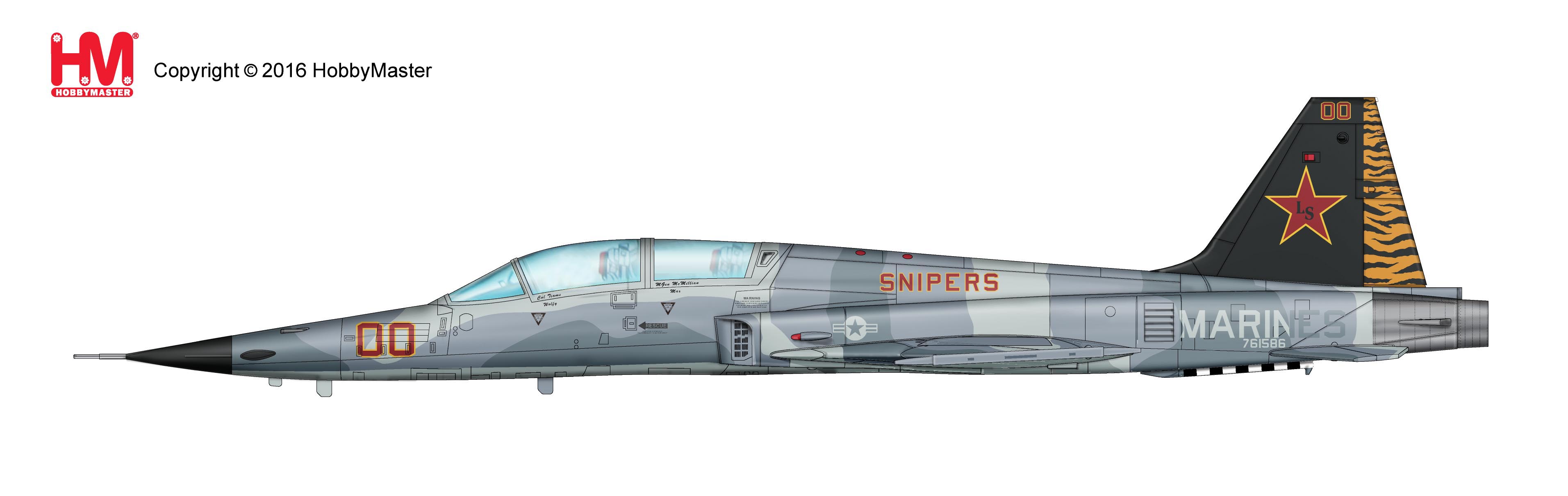 ホビーマスター 1/72 F-5E タイガーII “パトルイユ・スイス 50周年記念 