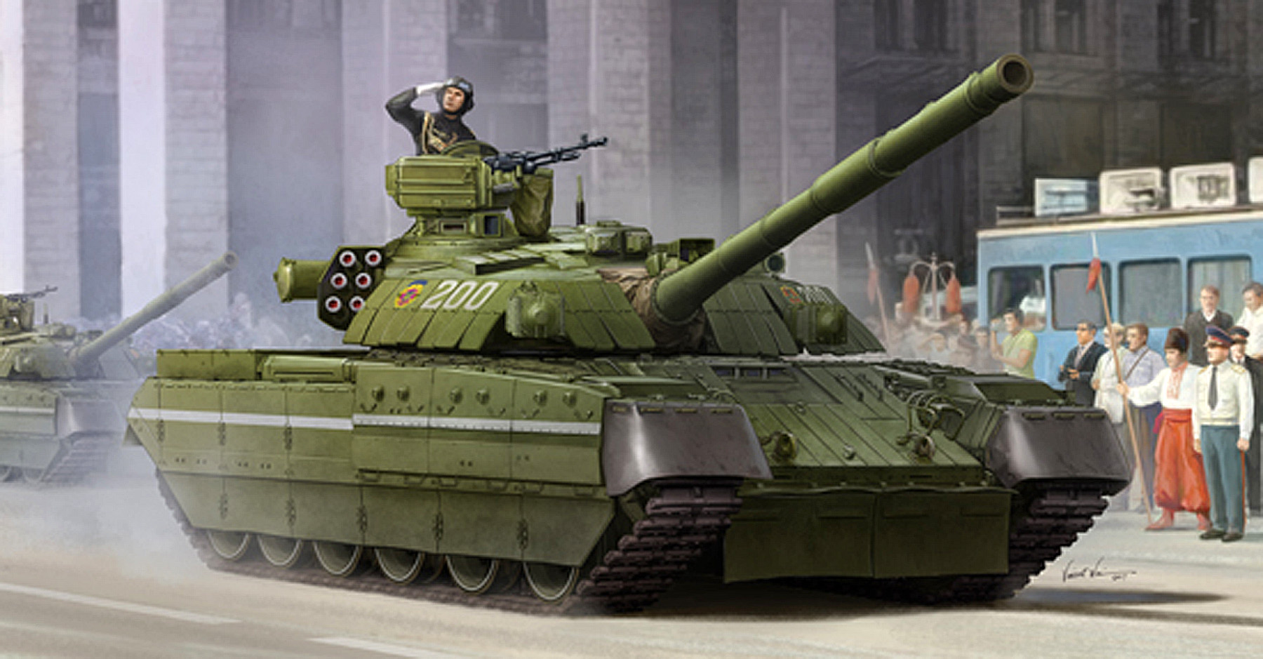 トランペッター　1/35　ウクライナ陸軍 T-84 主力戦車　未組立